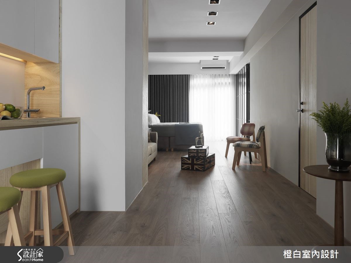 76坪老屋(16~30年)＿混搭風書房案例圖片＿橙白室內裝修設計工程有限公司＿橙白_55瓏山林之24