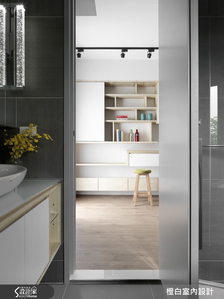 76坪老屋(16~30年)＿混搭風浴室案例圖片＿橙白室內裝修設計工程有限公司＿橙白_55瓏山林之32