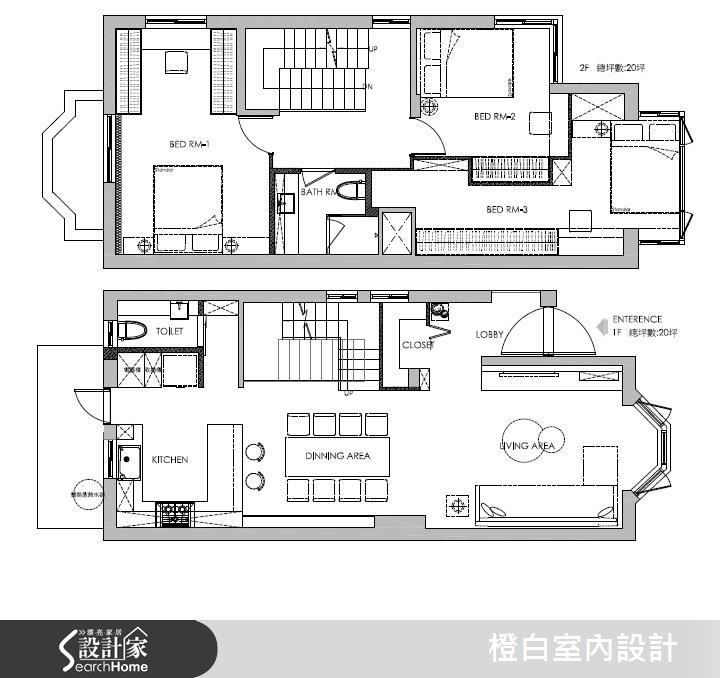 76坪老屋(16~30年)＿混搭風案例圖片＿橙白室內裝修設計工程有限公司＿橙白_55瓏山林之35