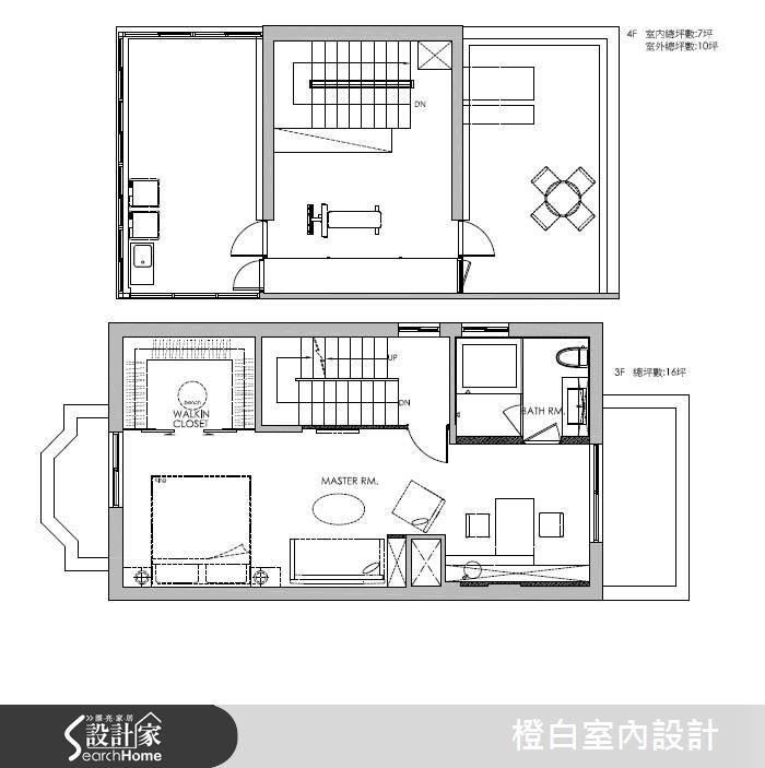 76坪老屋(16~30年)＿混搭風案例圖片＿橙白室內裝修設計工程有限公司＿橙白_55瓏山林之36