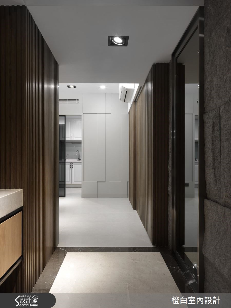 35坪老屋(16~30年)＿現代風玄關案例圖片＿橙白室內裝修設計工程有限公司＿橙白_56凱悅之1