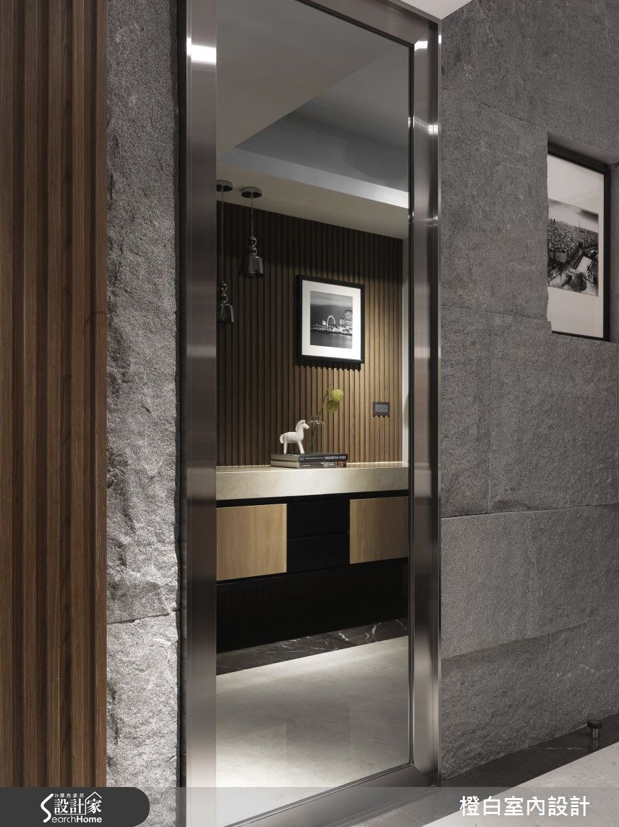 35坪老屋(16~30年)＿現代風玄關案例圖片＿橙白室內裝修設計工程有限公司＿橙白_56凱悅之3
