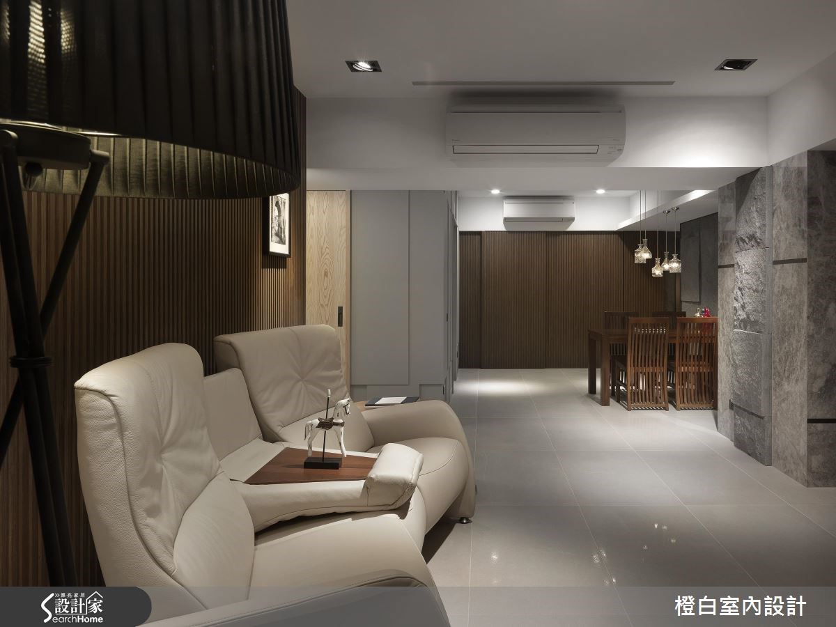 35坪老屋(16~30年)＿現代風客廳案例圖片＿橙白室內裝修設計工程有限公司＿橙白_56凱悅之11