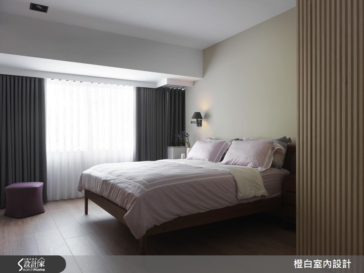35坪老屋(16~30年)＿現代風臥室案例圖片＿橙白室內裝修設計工程有限公司＿橙白_56凱悅之17