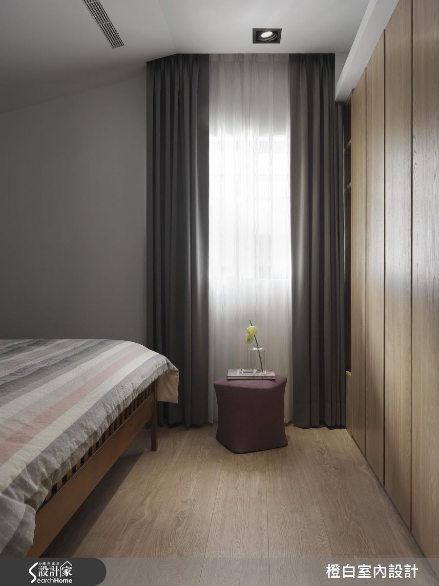 35坪老屋(16~30年)＿現代風臥室案例圖片＿橙白室內裝修設計工程有限公司＿橙白_56凱悅之25