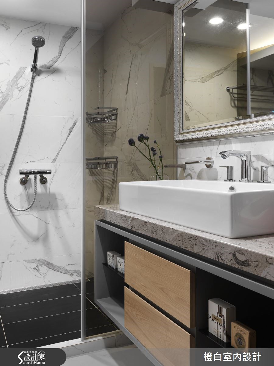 35坪老屋(16~30年)＿現代風浴室案例圖片＿橙白室內裝修設計工程有限公司＿橙白_56凱悅之26