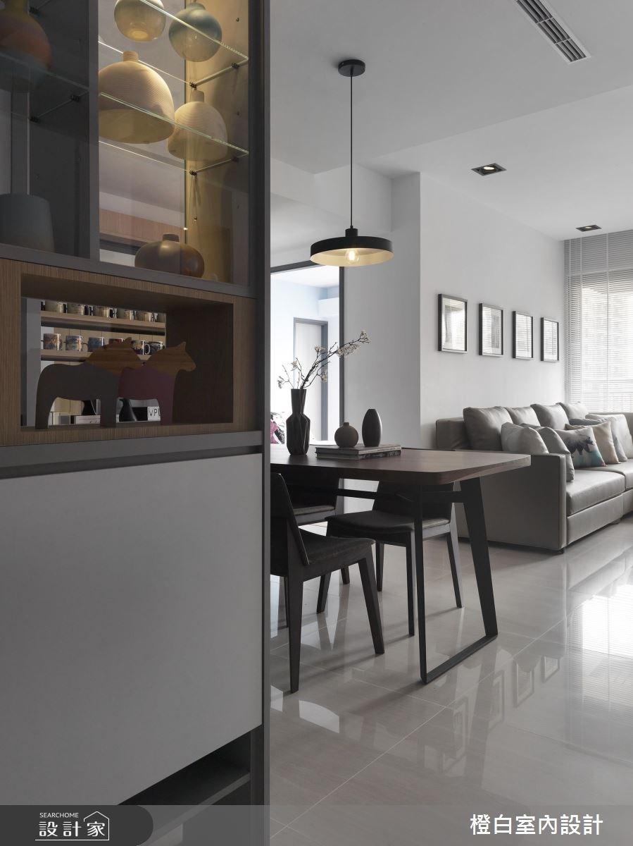 27坪新成屋(5年以下)＿北歐風玄關餐廳案例圖片＿橙白室內裝修設計工程有限公司＿橙白_57竹北湛泰之2