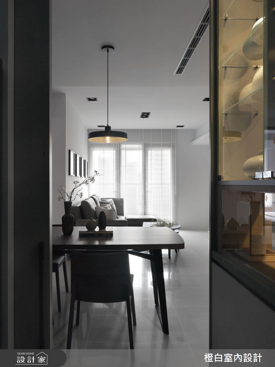 27坪新成屋(5年以下)＿北歐風玄關餐廳案例圖片＿橙白室內裝修設計工程有限公司＿橙白_57竹北湛泰之3