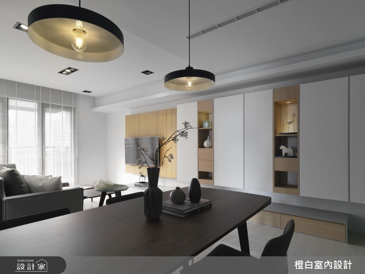 27坪新成屋(5年以下)＿北歐風餐廳案例圖片＿橙白室內裝修設計工程有限公司＿橙白_57竹北湛泰之10