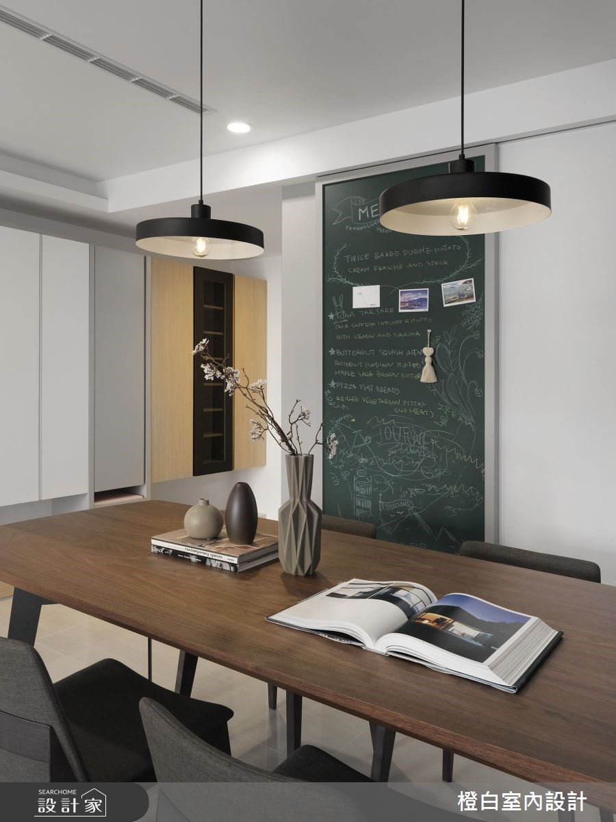 27坪新成屋(5年以下)＿北歐風餐廳案例圖片＿橙白室內裝修設計工程有限公司＿橙白_57竹北湛泰之13