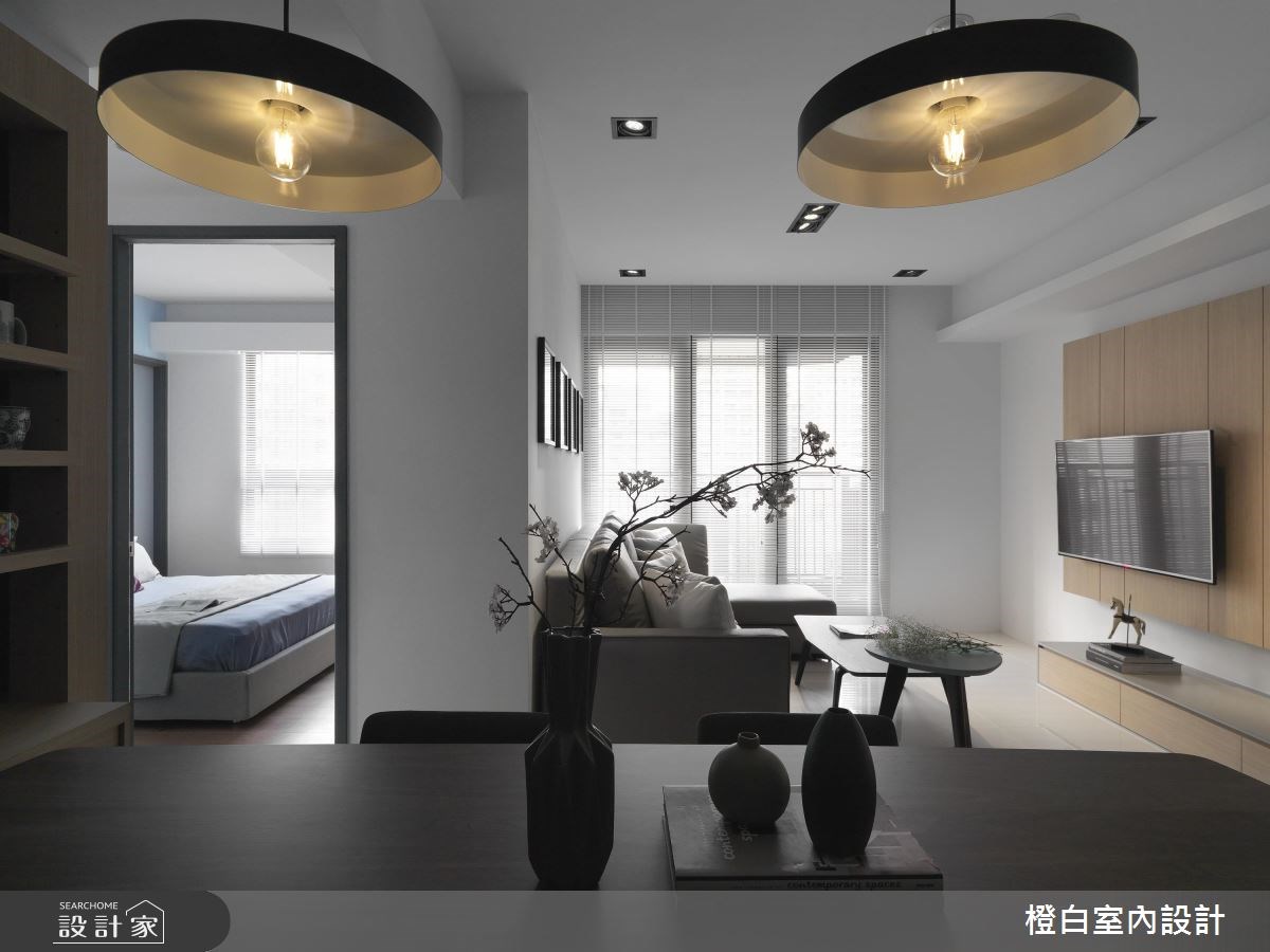 27坪新成屋(5年以下)＿北歐風餐廳案例圖片＿橙白室內裝修設計工程有限公司＿橙白_57竹北湛泰之16