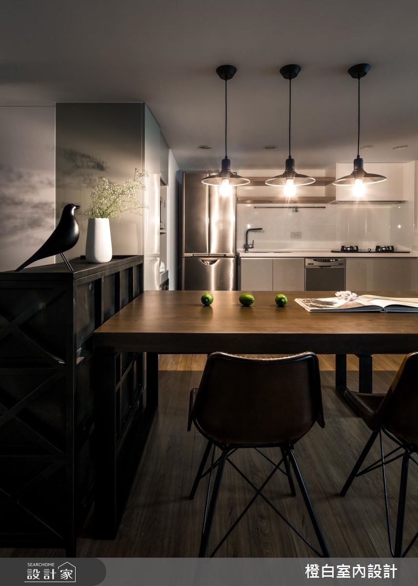 20坪中古屋(5~15年)＿混搭風餐廳案例圖片＿橙白室內裝修設計工程有限公司＿橙白_58南加州之4