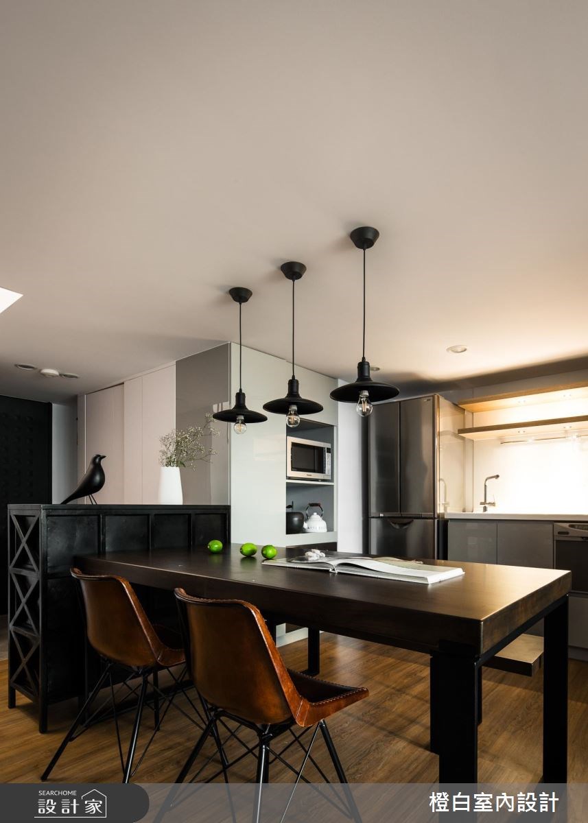 20坪中古屋(5~15年)＿混搭風餐廳案例圖片＿橙白室內裝修設計工程有限公司＿橙白_58南加州之6