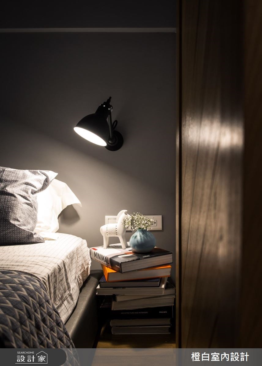 20坪中古屋(5~15年)＿混搭風臥室案例圖片＿橙白室內裝修設計工程有限公司＿橙白_58南加州之21