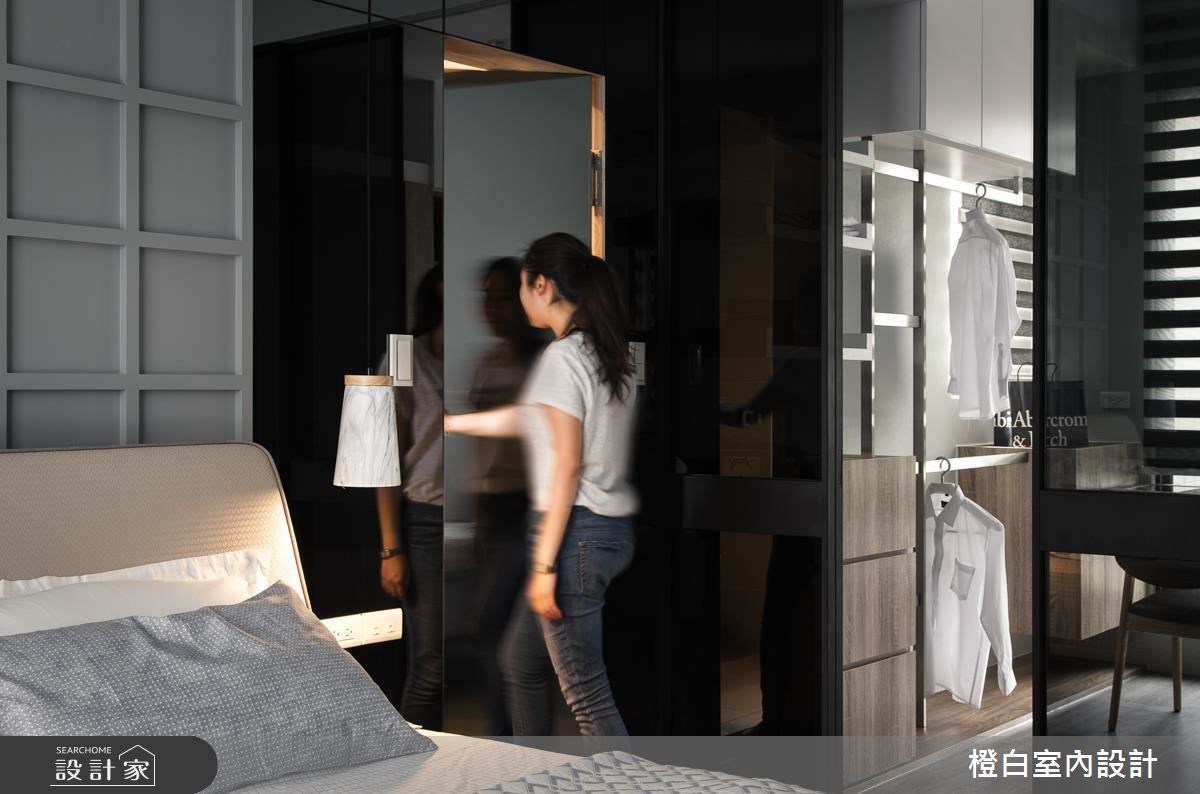 28坪新成屋(5年以下)＿現代風臥室案例圖片＿橙白室內裝修設計工程有限公司＿橙白_59文學苑之22