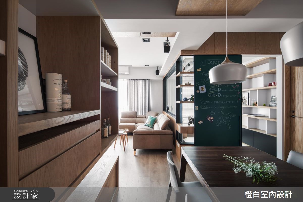 36坪中古屋(5~15年)＿混搭風餐廳案例圖片＿橙白室內裝修設計工程有限公司＿橙白_60一品大觀之10