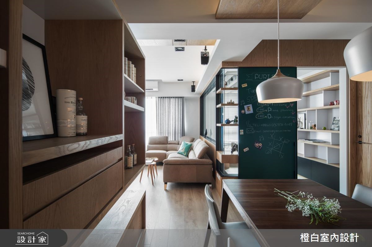 36坪中古屋(5~15年)＿混搭風餐廳案例圖片＿橙白室內裝修設計工程有限公司＿橙白_60一品大觀之11