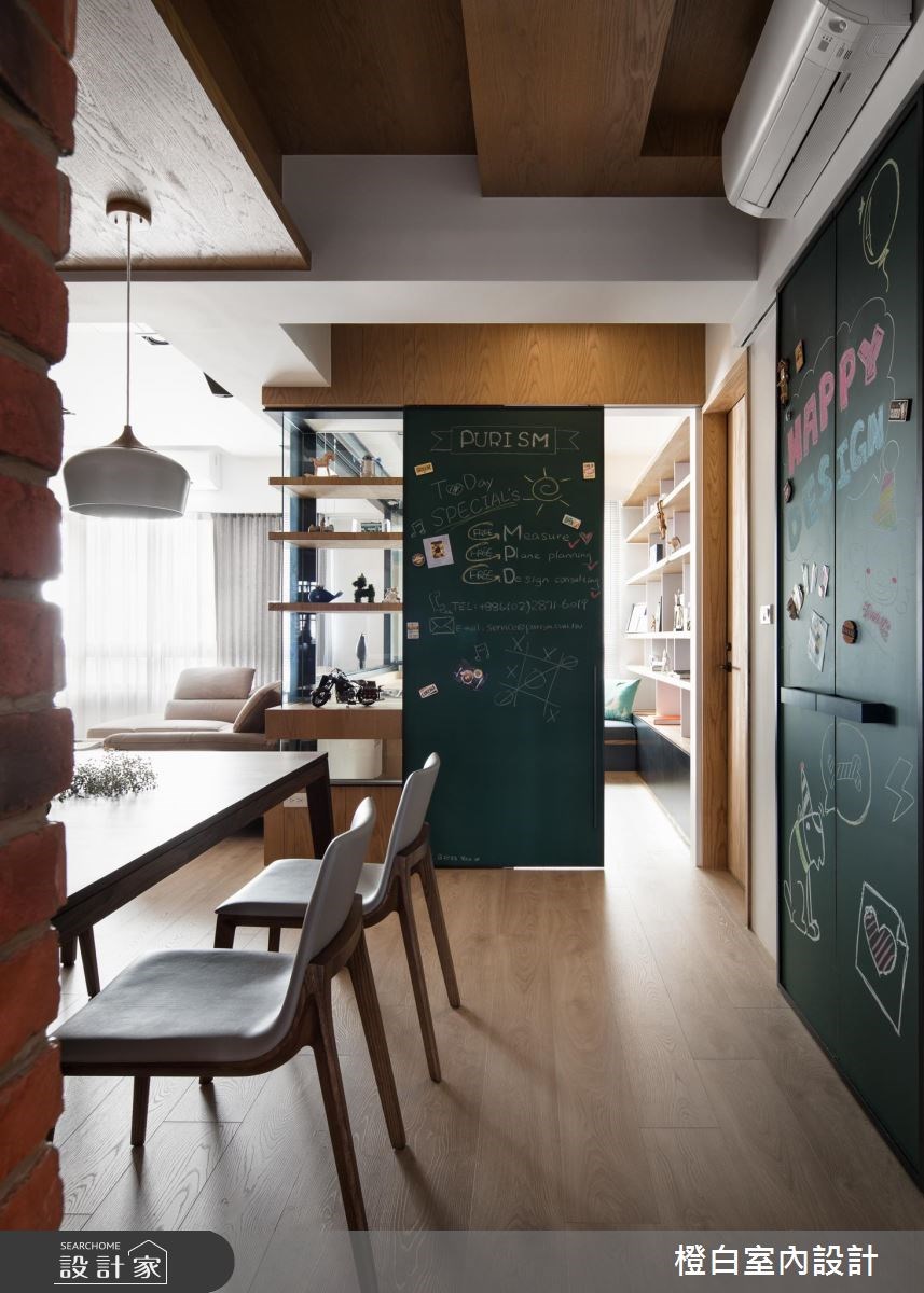 36坪中古屋(5~15年)＿混搭風餐廳案例圖片＿橙白室內裝修設計工程有限公司＿橙白_60一品大觀之12
