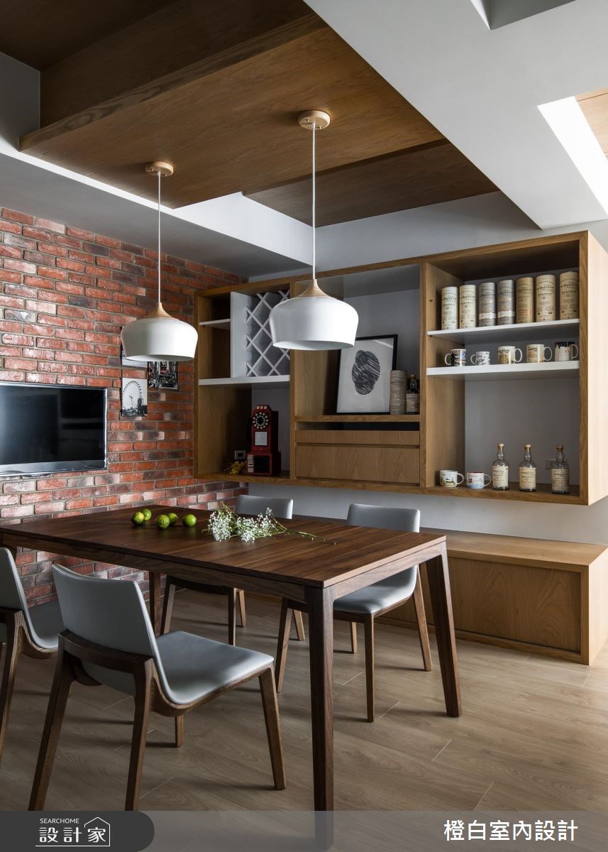 36坪中古屋(5~15年)＿混搭風餐廳案例圖片＿橙白室內裝修設計工程有限公司＿橙白_60一品大觀之14