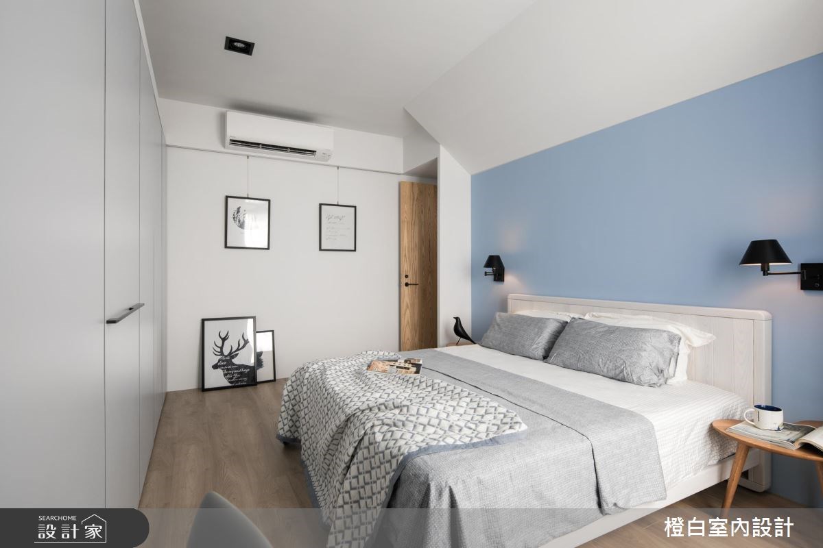36坪中古屋(5~15年)＿混搭風臥室案例圖片＿橙白室內裝修設計工程有限公司＿橙白_60一品大觀之22