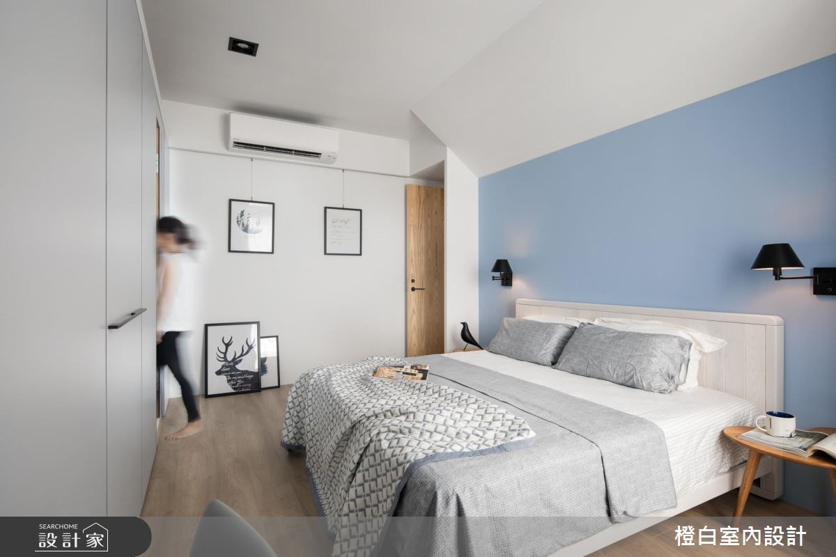 36坪中古屋(5~15年)＿混搭風臥室案例圖片＿橙白室內裝修設計工程有限公司＿橙白_60一品大觀之23