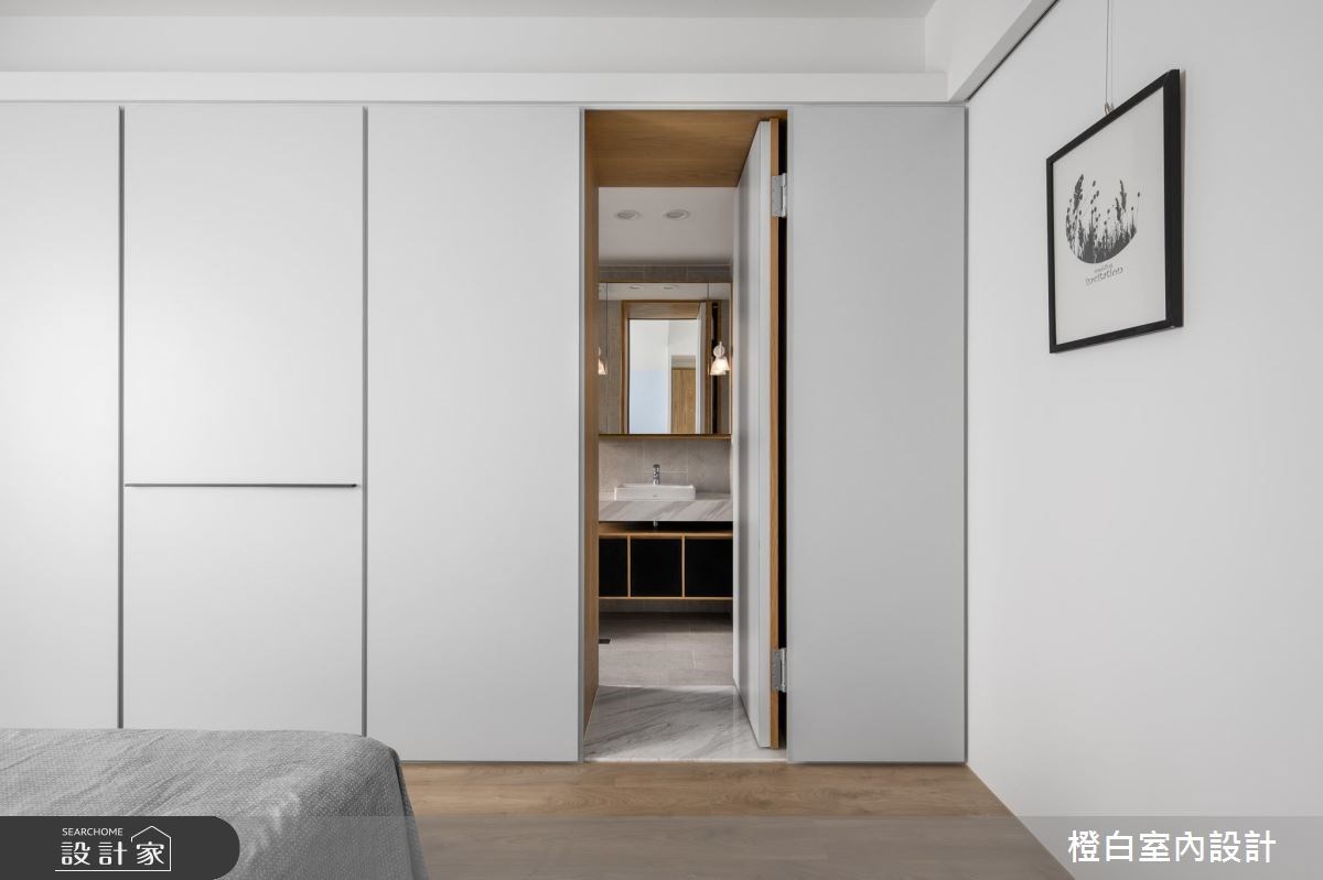 36坪中古屋(5~15年)＿混搭風臥室案例圖片＿橙白室內裝修設計工程有限公司＿橙白_60一品大觀之28