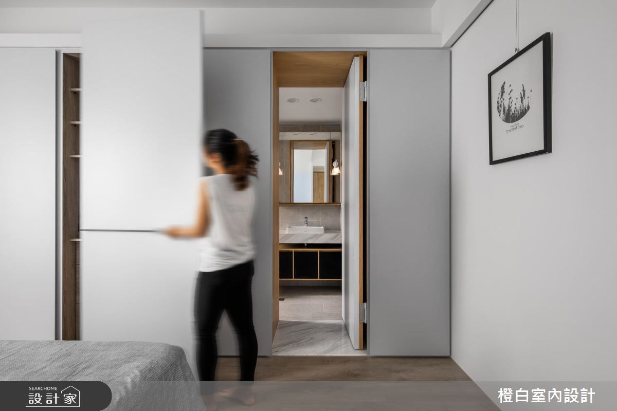 36坪中古屋(5~15年)＿混搭風臥室案例圖片＿橙白室內裝修設計工程有限公司＿橙白_60一品大觀之29