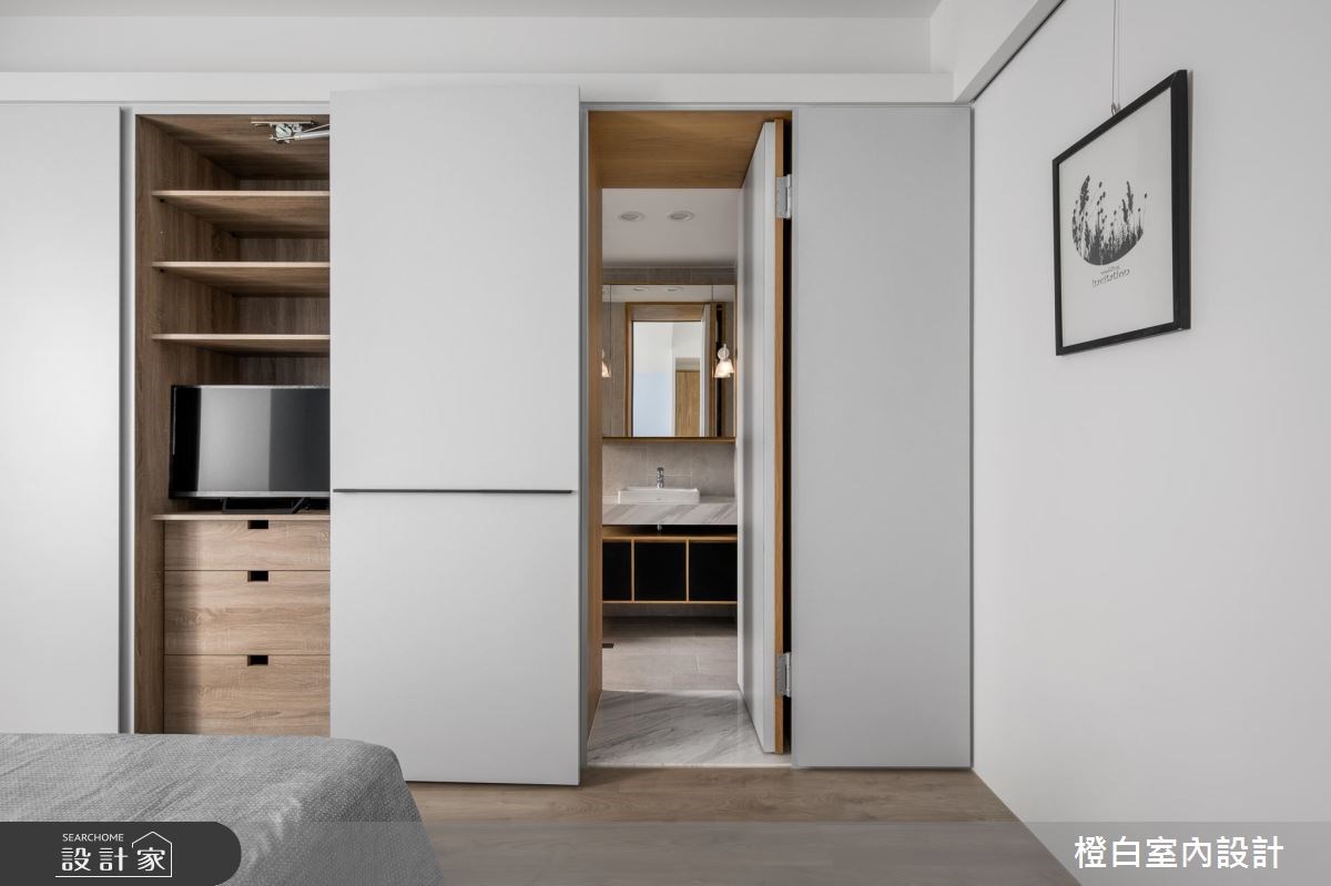 36坪中古屋(5~15年)＿混搭風臥室案例圖片＿橙白室內裝修設計工程有限公司＿橙白_60一品大觀之30