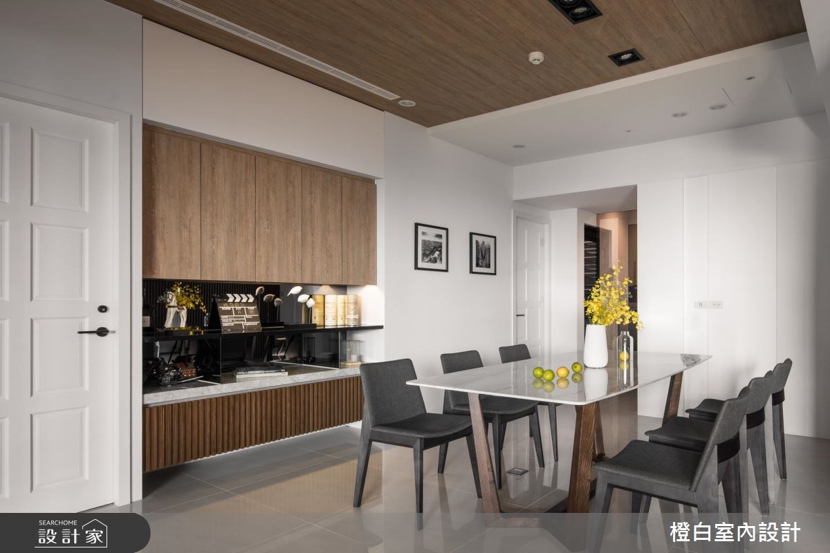 50坪新成屋(5年以下)＿現代風餐廳案例圖片＿橙白室內裝修設計工程有限公司＿橙白_61台中文南仰真之18