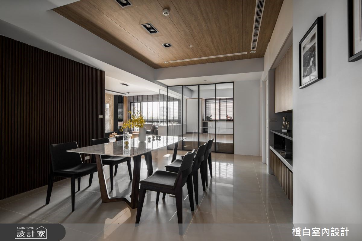 50坪新成屋(5年以下)＿現代風餐廳案例圖片＿橙白室內裝修設計工程有限公司＿橙白_61台中文南仰真之20