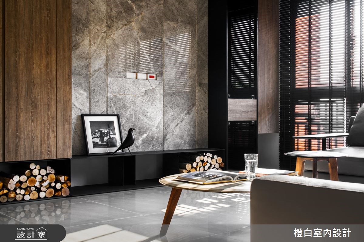 50坪新成屋(5年以下)＿現代風客廳案例圖片＿橙白室內裝修設計工程有限公司＿橙白_61台中文南仰真之22