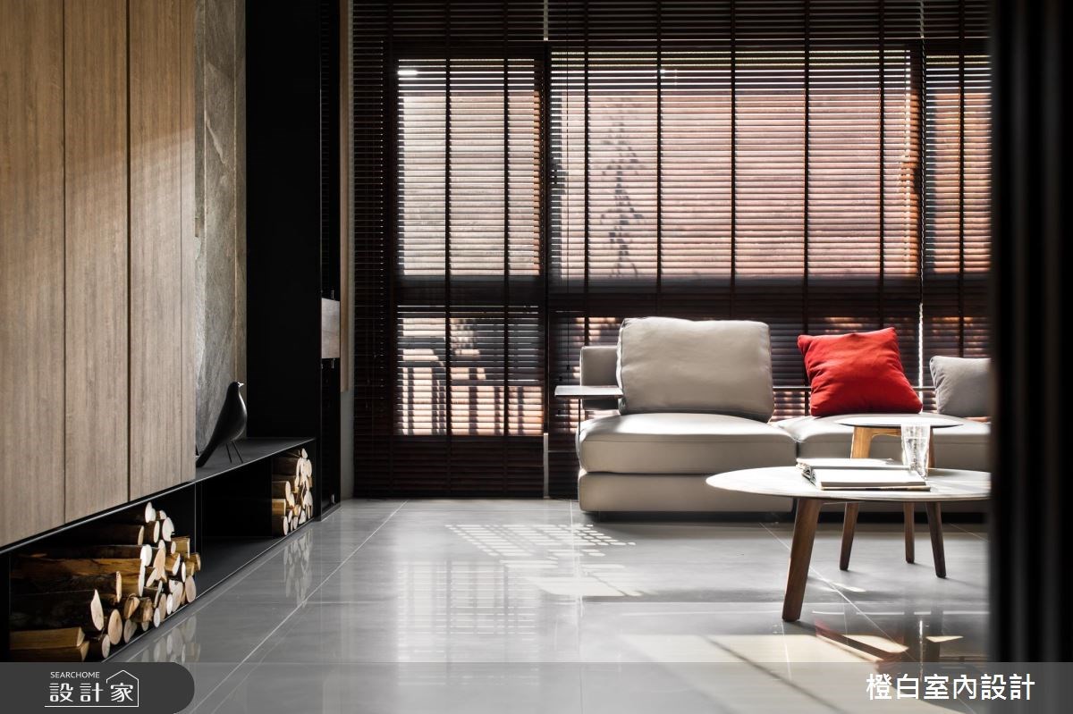 50坪新成屋(5年以下)＿現代風客廳案例圖片＿橙白室內裝修設計工程有限公司＿橙白_61台中文南仰真之23