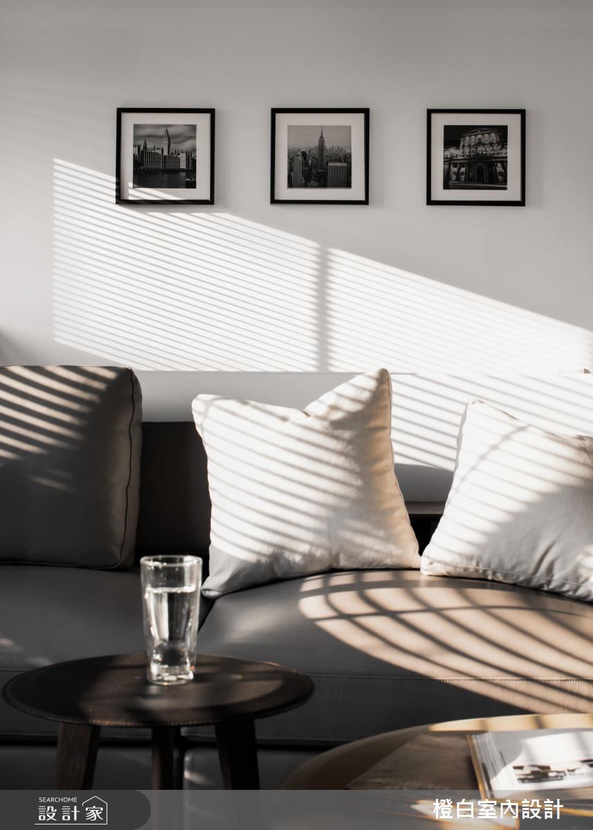 50坪新成屋(5年以下)＿現代風客廳案例圖片＿橙白室內裝修設計工程有限公司＿橙白_61台中文南仰真之24