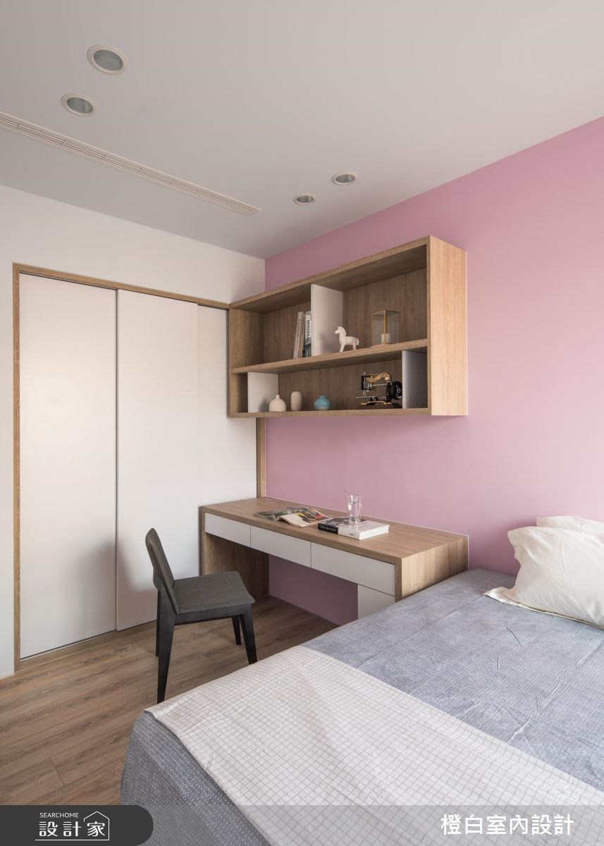 50坪新成屋(5年以下)＿現代風臥室案例圖片＿橙白室內裝修設計工程有限公司＿橙白_61台中文南仰真之32