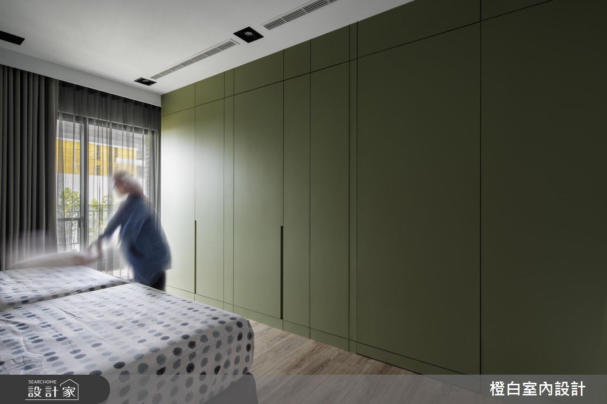50坪新成屋(5年以下)＿現代風臥室案例圖片＿橙白室內裝修設計工程有限公司＿橙白_61台中文南仰真之37