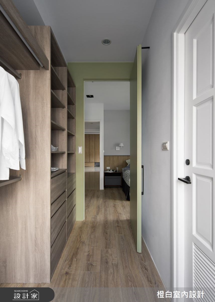 50坪新成屋(5年以下)＿現代風更衣間案例圖片＿橙白室內裝修設計工程有限公司＿橙白_61台中文南仰真之38