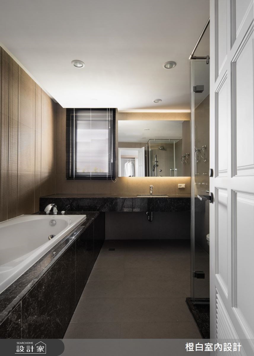 50坪新成屋(5年以下)＿現代風浴室案例圖片＿橙白室內裝修設計工程有限公司＿橙白_61台中文南仰真之40