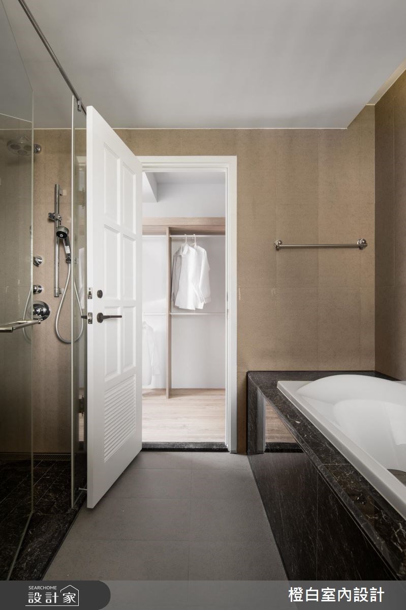 50坪新成屋(5年以下)＿現代風浴室案例圖片＿橙白室內裝修設計工程有限公司＿橙白_61台中文南仰真之41