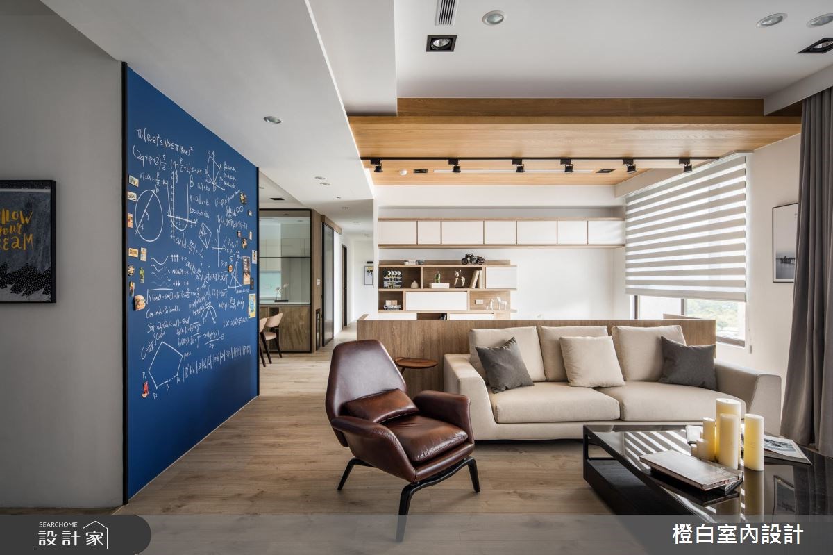 45坪新成屋(5年以下)＿混搭風客廳案例圖片＿橙白室內裝修設計工程有限公司＿橙白_62首富之1