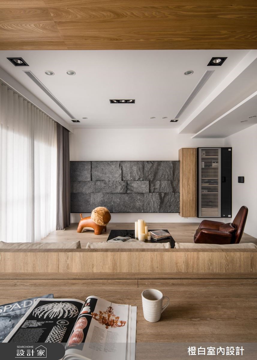 45坪新成屋(5年以下)＿混搭風客廳案例圖片＿橙白室內裝修設計工程有限公司＿橙白_62首富之7