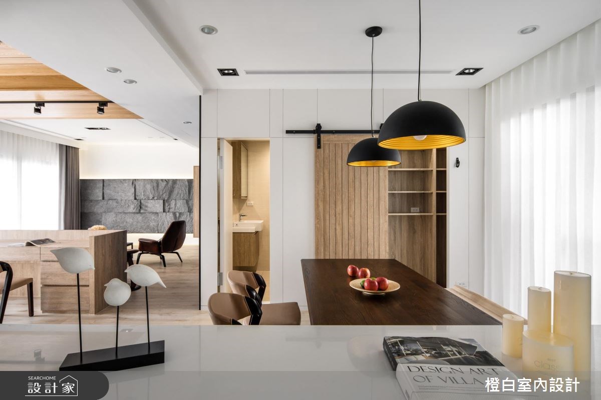45坪新成屋(5年以下)＿混搭風餐廳案例圖片＿橙白室內裝修設計工程有限公司＿橙白_62首富之14