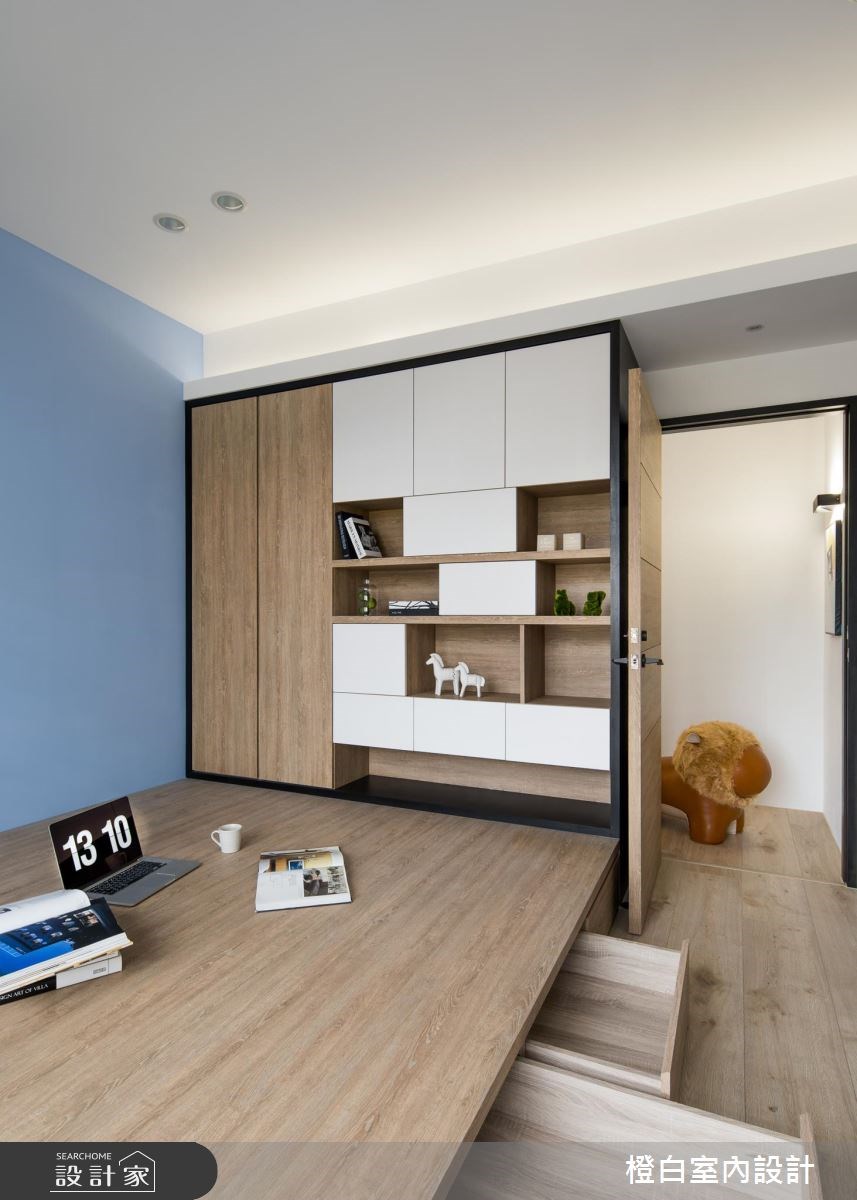 45坪新成屋(5年以下)＿混搭風和室案例圖片＿橙白室內裝修設計工程有限公司＿橙白_62首富之36