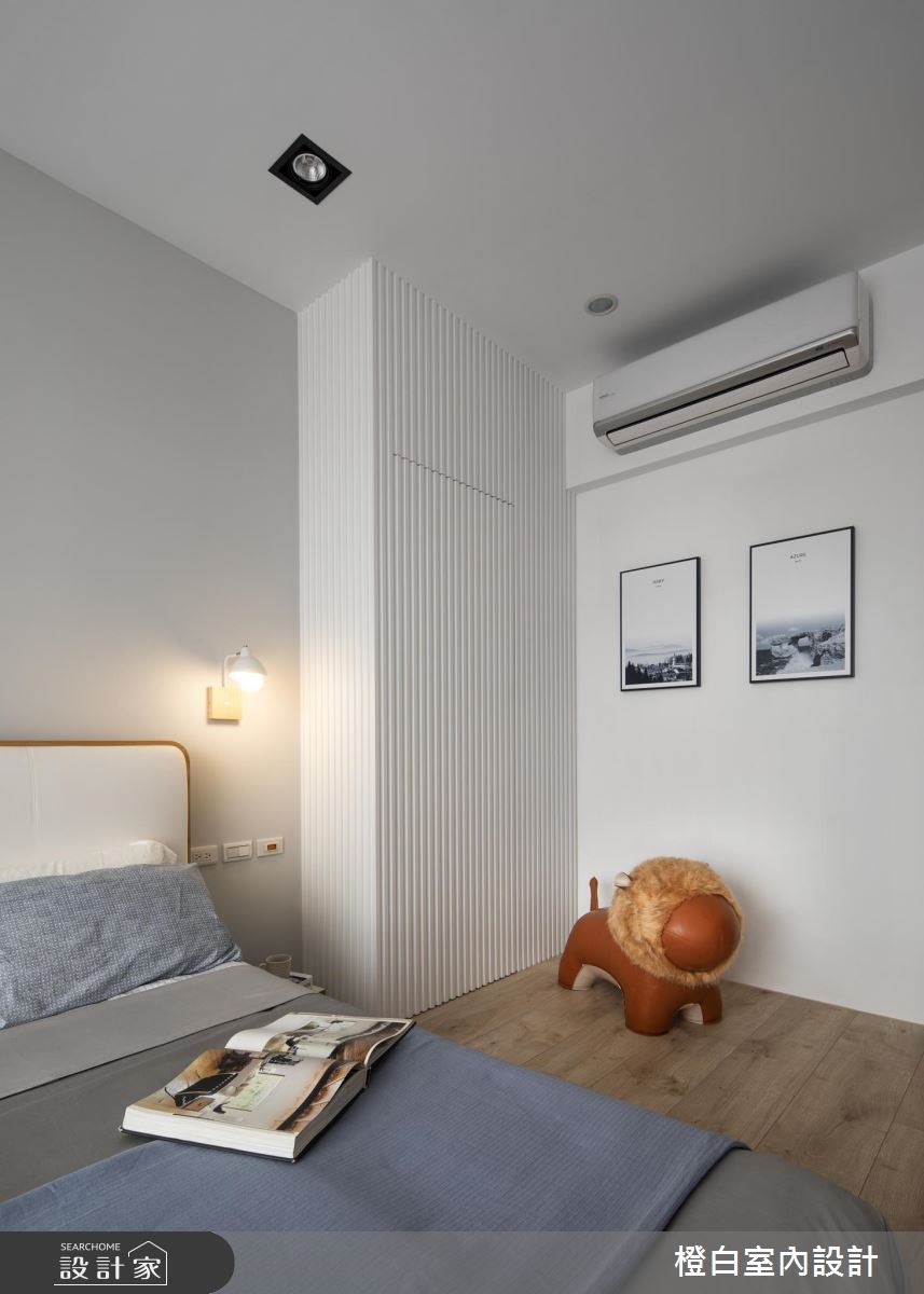 45坪新成屋(5年以下)＿混搭風臥室案例圖片＿橙白室內裝修設計工程有限公司＿橙白_62首富之42