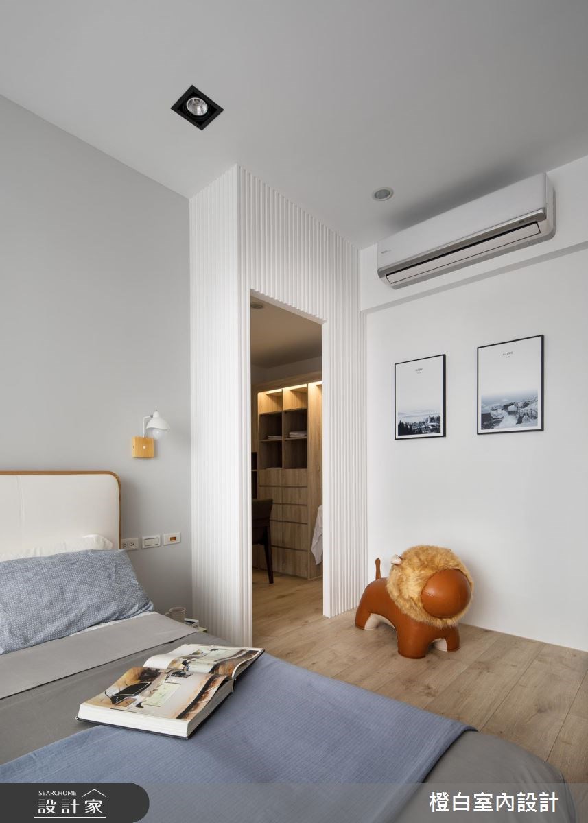 45坪新成屋(5年以下)＿混搭風臥室案例圖片＿橙白室內裝修設計工程有限公司＿橙白_62首富之43