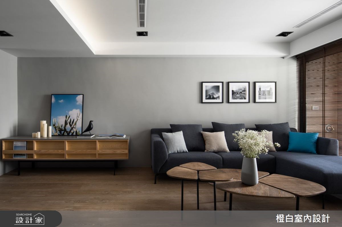 30坪老屋(16~30年)＿現代風客廳案例圖片＿橙白室內裝修設計工程有限公司＿橙白_64翡翠雙星之2