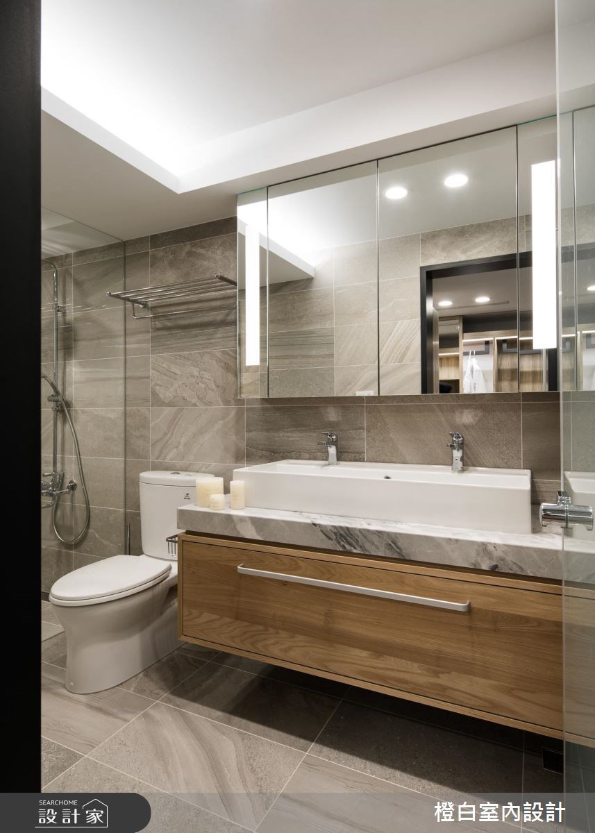 30坪老屋(16~30年)＿現代風臥室案例圖片＿橙白室內裝修設計工程有限公司＿橙白_64翡翠雙星之23