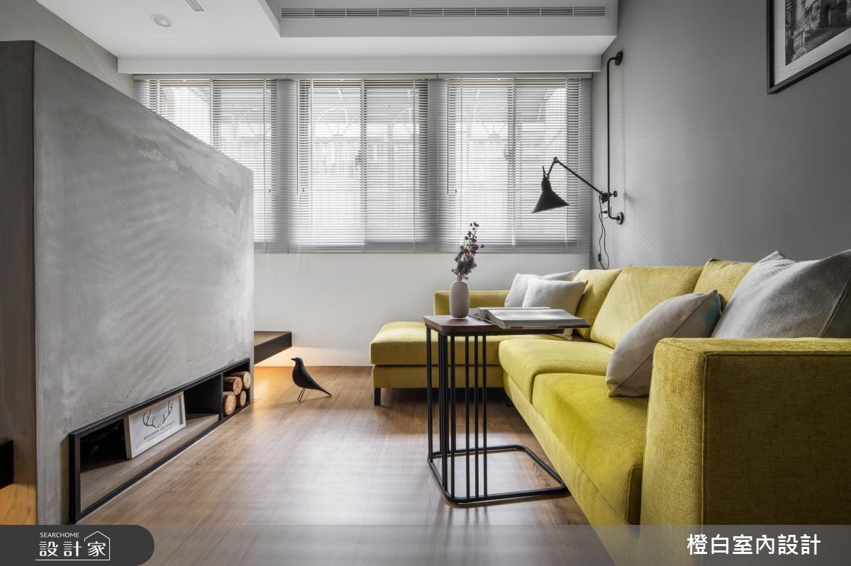 14坪老屋(16~30年)＿現代風客廳案例圖片＿橙白室內裝修設計工程有限公司＿橙白_65三重之5