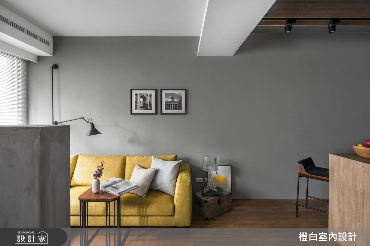 14坪老屋(16~30年)＿現代風客廳案例圖片＿橙白室內裝修設計工程有限公司＿橙白_65三重之7