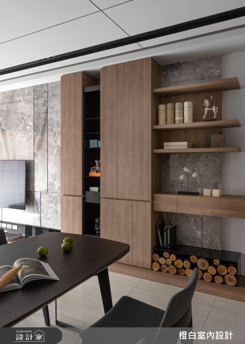 33坪新成屋(5年以下)＿現代風餐廳案例圖片＿橙白室內裝修設計工程有限公司＿橙白_68百城歡璽之11
