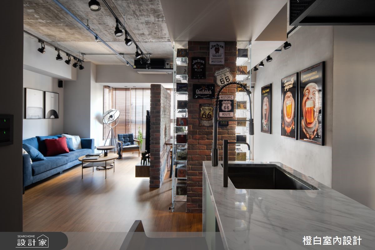 30坪中古屋(5~15年)＿混搭風廚房案例圖片＿橙白室內裝修設計工程有限公司＿橙白_69當代藝術之12